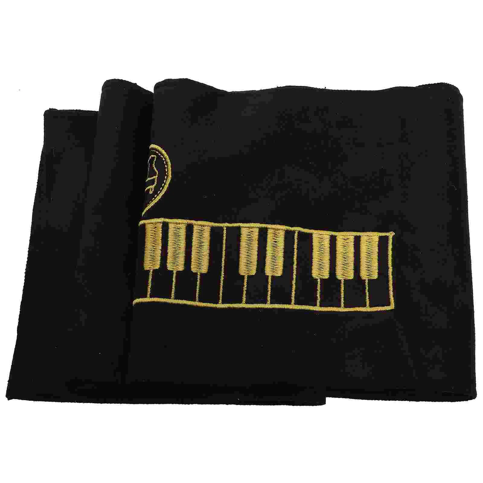 

Practical Piano Keyboard Cloth Dust Cover Foldable Dustproof Fluff 88-key Protector Child