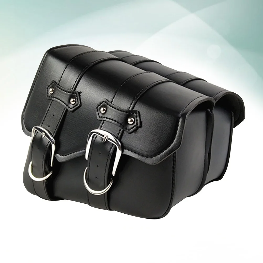 

1 Pair Hanging Bag Waterproof Pu Saddlebag For Electric Motorbike Large Capacity Storage Pouch Durable Motorcycle Seat