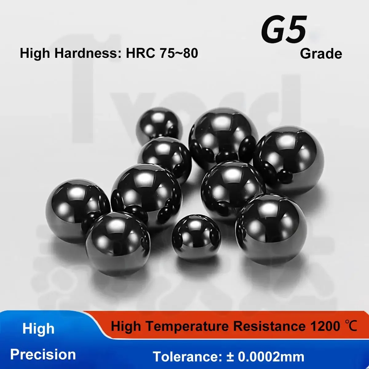

Silicon Nitride Ceramic Balls 0.8 1 1.2 1.5 1.588 1.984 2 2.381 2.5 2.778-25.4mm SI3N4 G5 Grade Self-lubricating Round Ball Bead