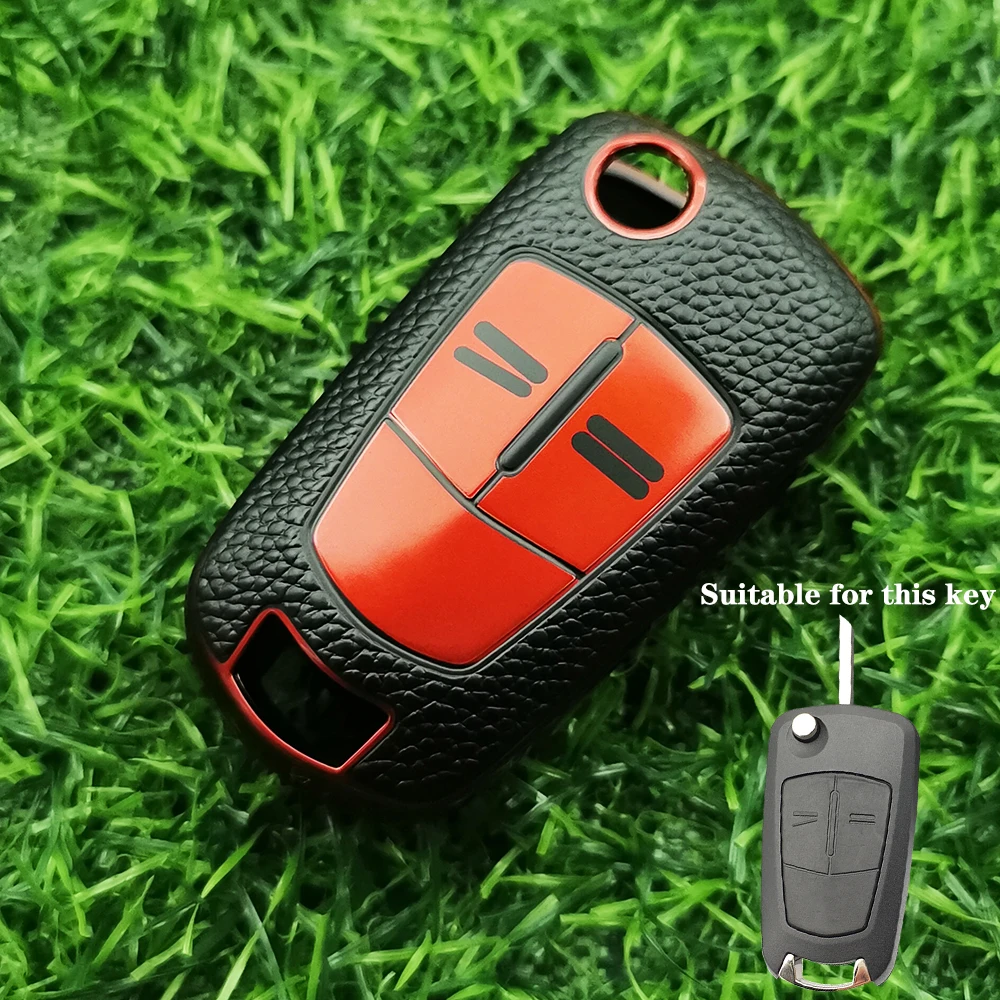 TPU Car Key Case Cover Shell Fob for Vauhxall Opel Astra H Corsa D Insignia Vectra Zafira Signum Protector  Fold Bag Accessories