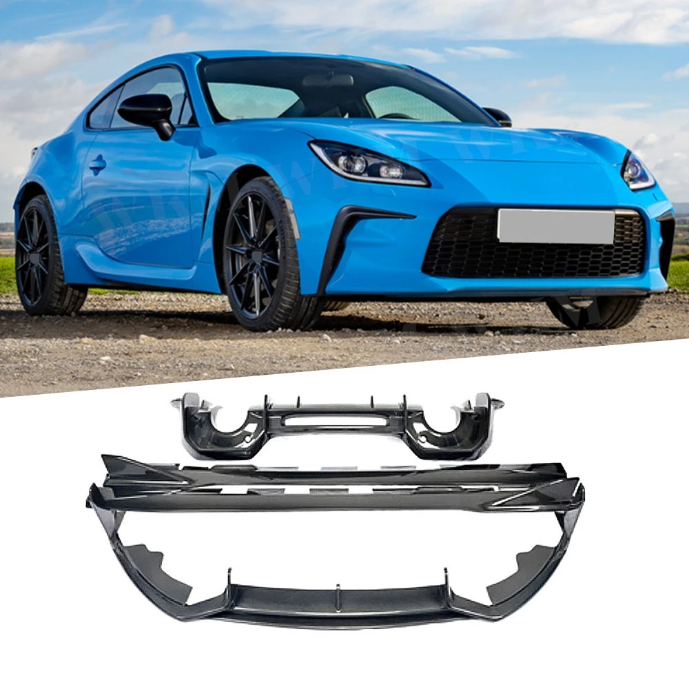 

Carbon Fiber Car Rear Bumper Lip Spoiler Diffuser Side Skirts Front Bumper Lip Spoiler For Toyota GR86 2021+ BodyKit High Quity
