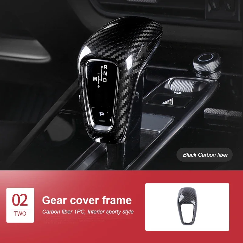 สำหรับ Porsche Cayenne 2018 2019 2020 2021 2022 2023 2024 กรอบตกแต่งภายในรถยนต์ที่ทำจากคาร์บอนไฟเบอร์แท้