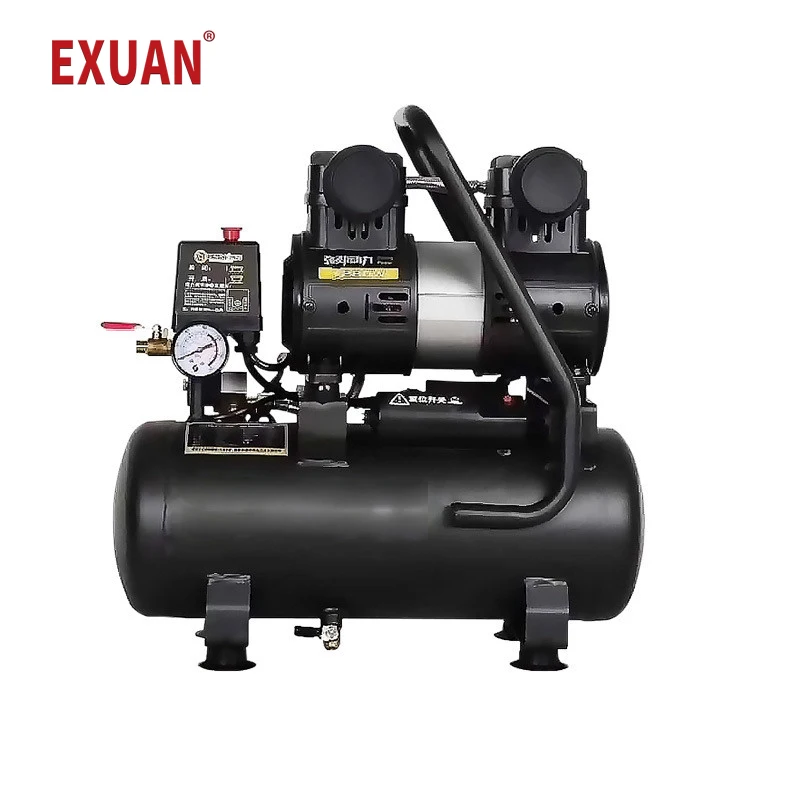 Oil-free silent air pump  ABS Portable Air Compressor Machine Small High-pressure Silent 220V Woodworking Spray Paint Air Pump