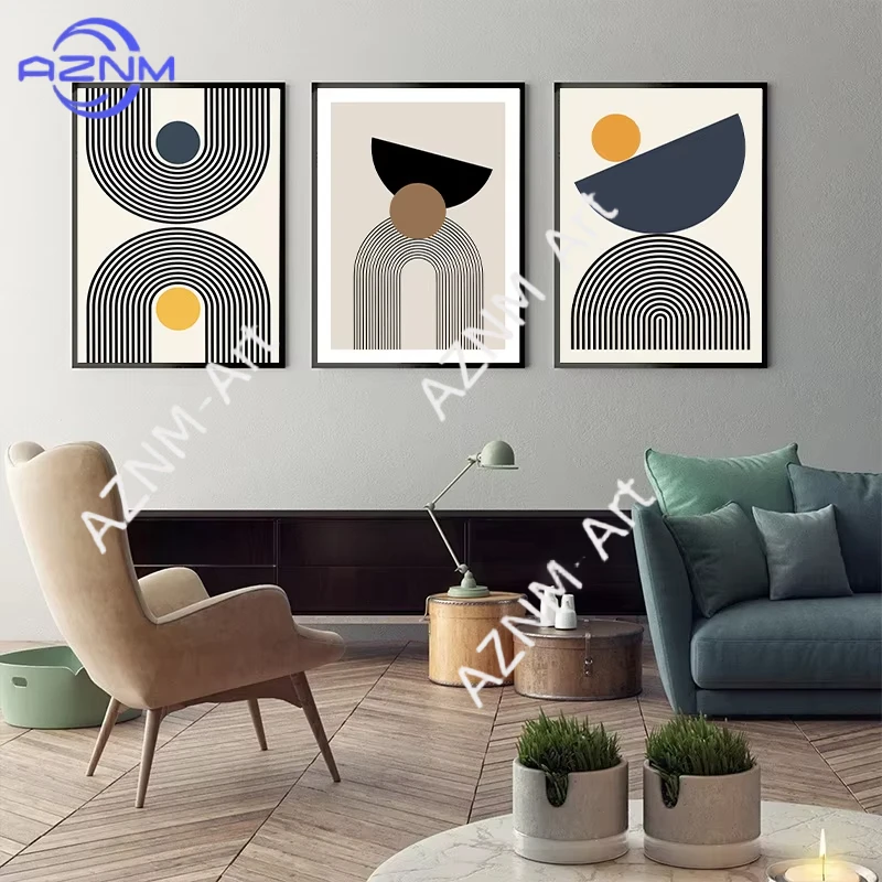 1Pc/3Pcs Abstract S…