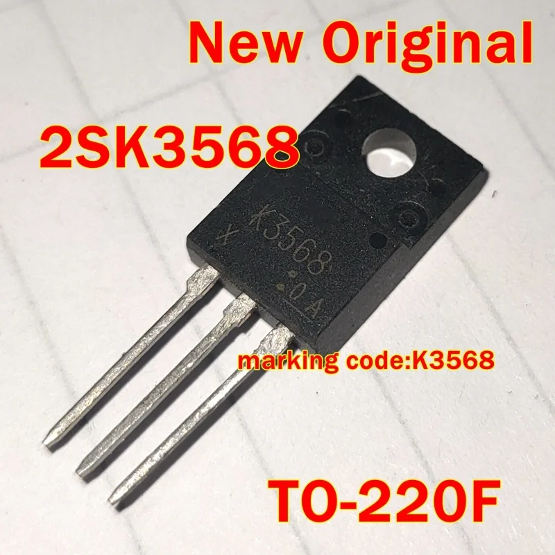 

1pcs to 100pcs 2SK3568 TO-220F New Original marking code:K3568 Silicon N Channel MOS Type Switching Regulator Applications
