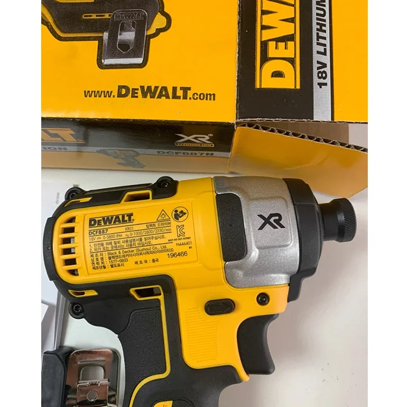 DEWALT DCF887 Cordless Impact Driver Drill Bare Tool 1/4 inches Electric Screwdriver Brushless Motor 18V Power Tool DCF887B