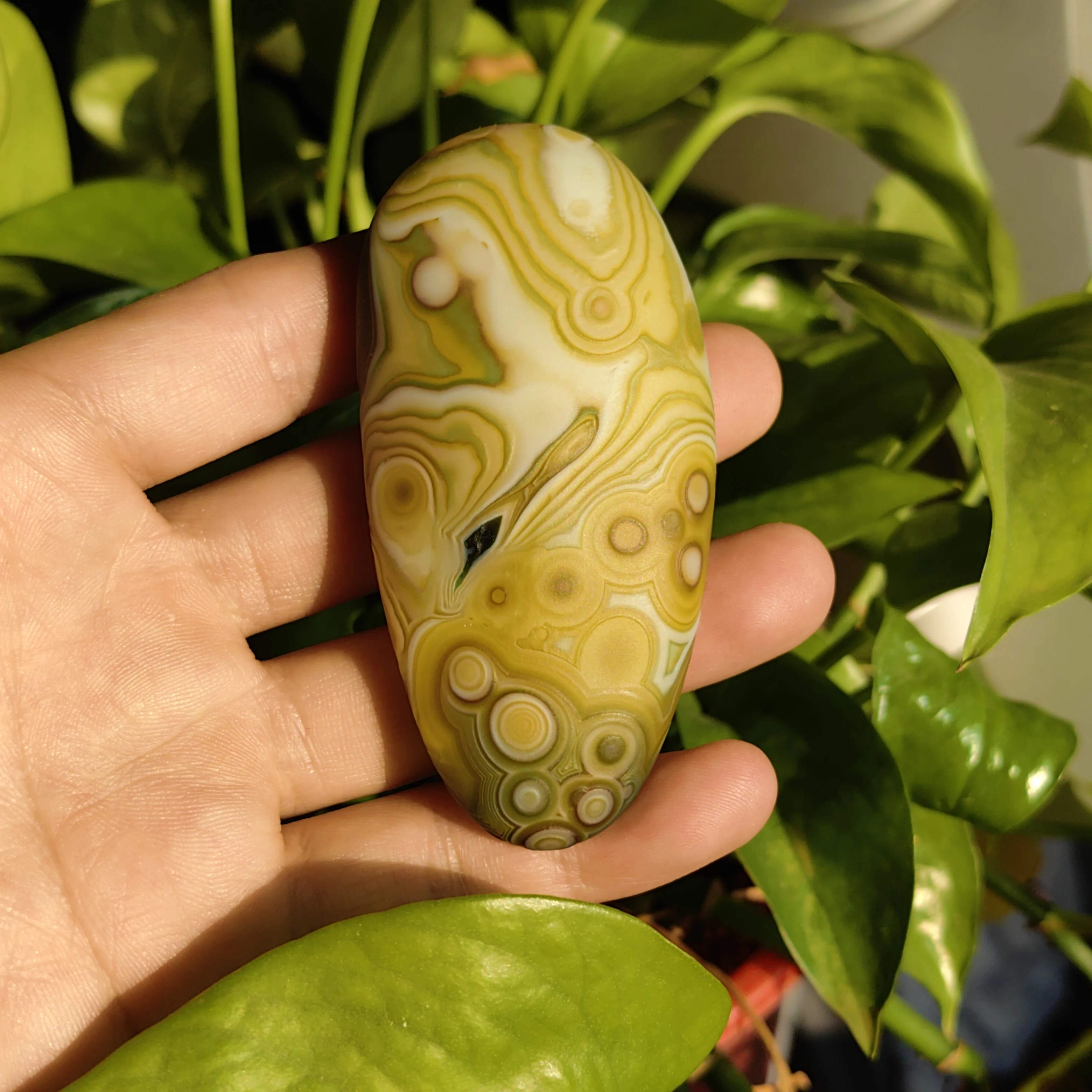 Gobi Sardonyx Unprocessed Agate Divine Eye Texture  for Attract Wealth Good Luck Ward Off Evil Amulet Jewelry DIY Decoration - view 3