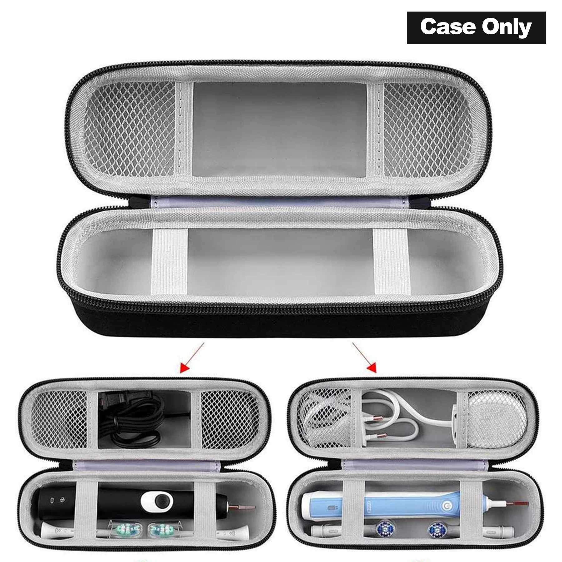 

Portable EVA Storage Case For Electric Toothbrush Carrying Hard Case Protective Shell Organizer Holder Travel Accessories