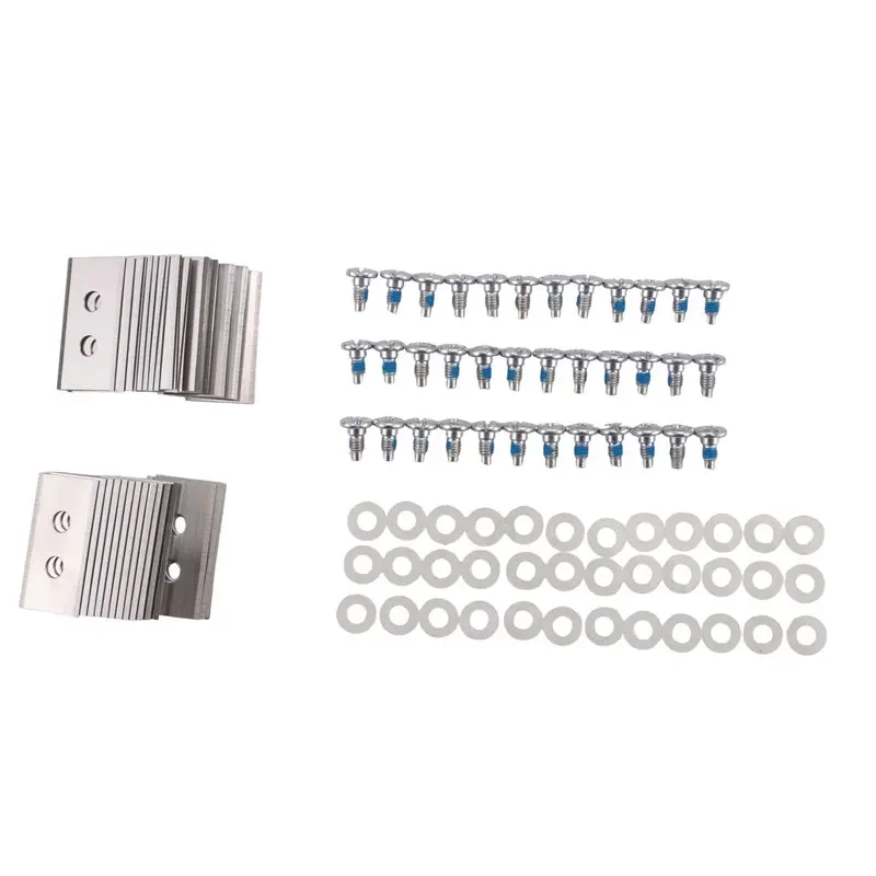 

AUAU-36Pcs Replacement Blades With Washers Screws For Mammotion Luba & Yuka All Series, Replacement Robotic Lawnmower Blades