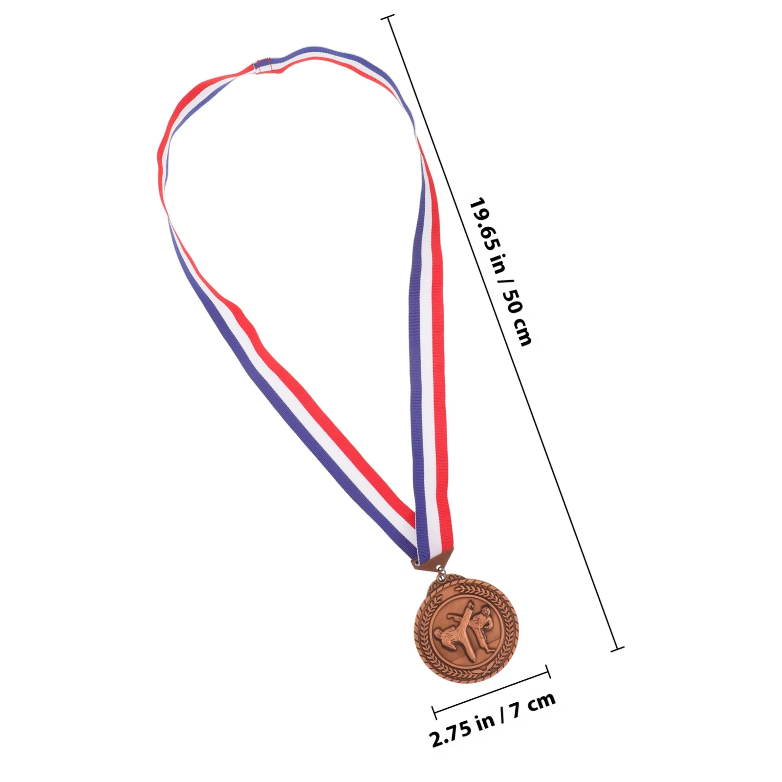 ميدالية سبائك الزنك المعدنية لمسابقة بطولة الكاراتيه، عرض جدار الشرف، كأس إنجاز الفنون القتالية المزخرفة