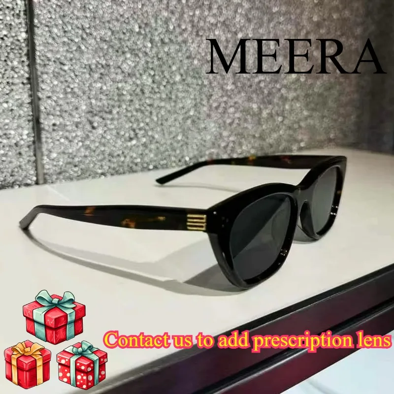 

Корейские солнцезащитные очки GISELE из высококачественного ацетата, прямоугольные, черные, модные, деловые, в стиле «кошачий глаз», оптические, поляризованные