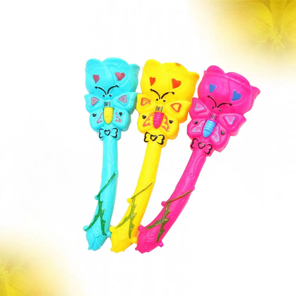 يتوهج في الظلام عصي LED لعب الأطفال قضبان الصولجانات لمهرجان الأطفال وامض