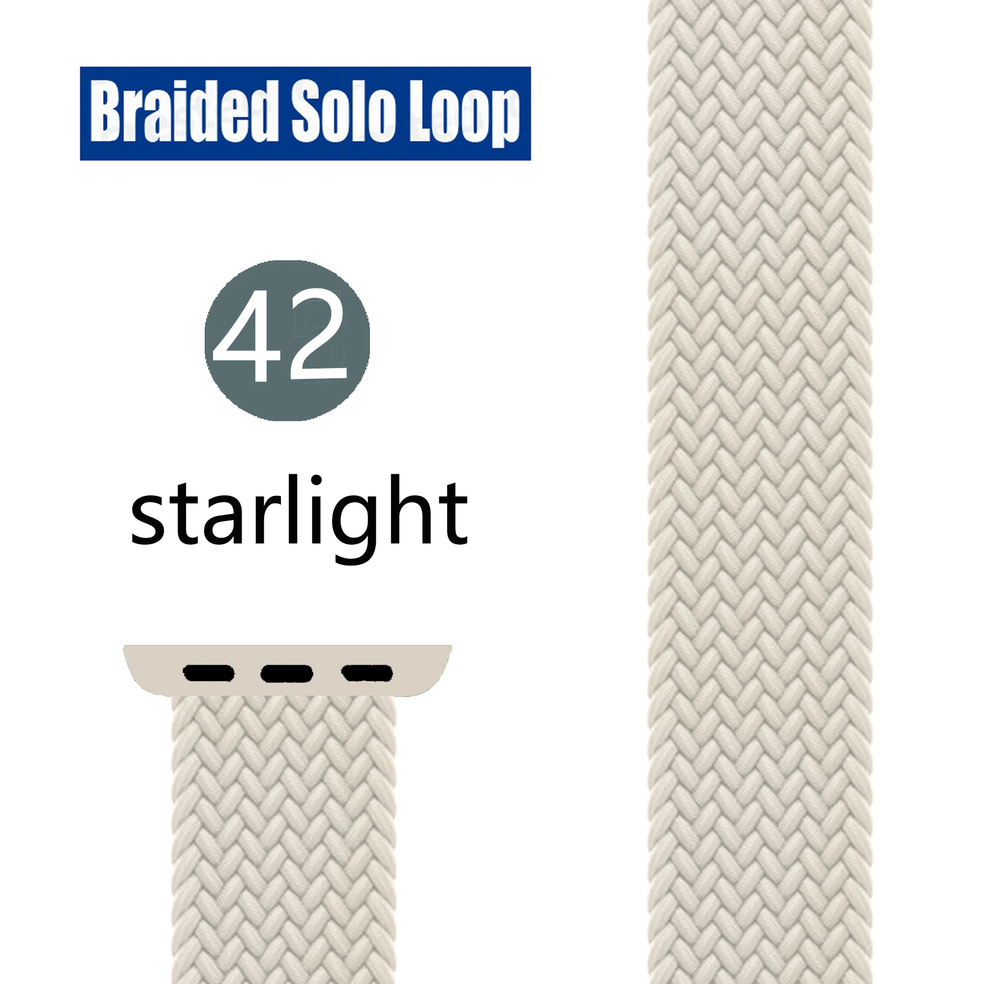 Bracelet Tressé Solo Loop pour Apple Watch 10, 44mm, 45mm, 49mm, 40mm, 41mm, 46mm, 42mm, iWatch Ultra 2 Series 7 SE 3 5 6 8 9 Straps