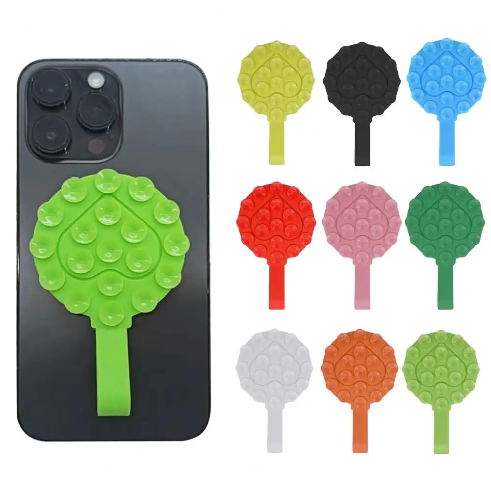 Silicone Magnetic Suction Cup Phone Holder Mount Mirror Shower Car Phone Case Grip Stand Holder For All Phones