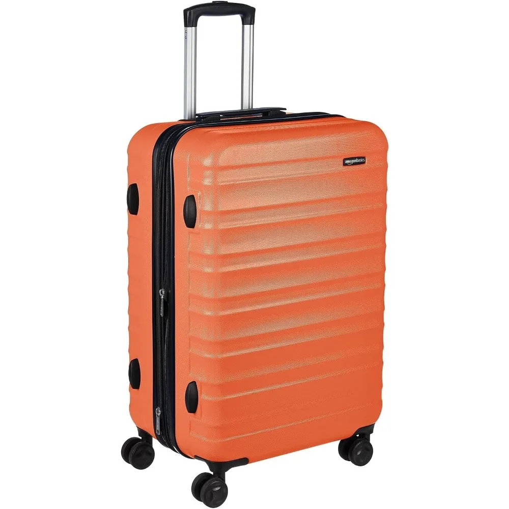 

Basics Expandable Hardside Luggage, Suitcase with Wheels, 26-Inch Suitcase with Four Spinner Wheels