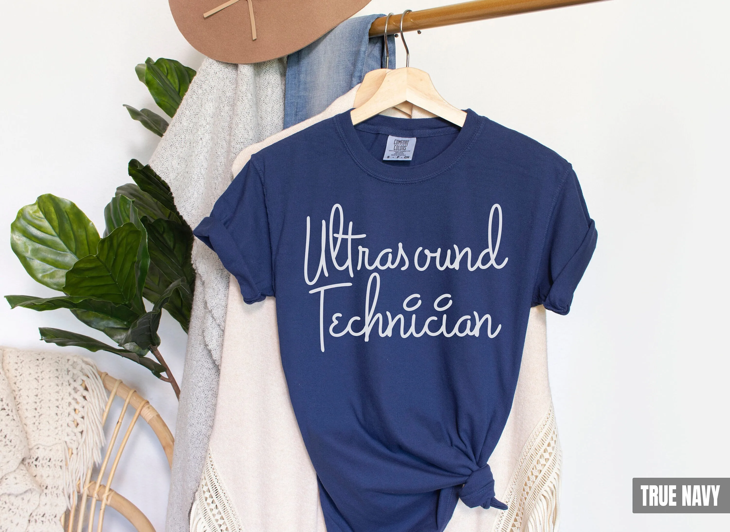 Ultrasound Tech T Shirt Comfort Colors Sonography Technician Us Labor Delivery