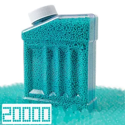 20000 stücke Wasser perlen mischen Farbe Kristall Schlamm Hydro gel Gel Polymer Gelee Kugeln Wohnkultur Hydro ponik Regenbogen Flasche DIY 7-8mm