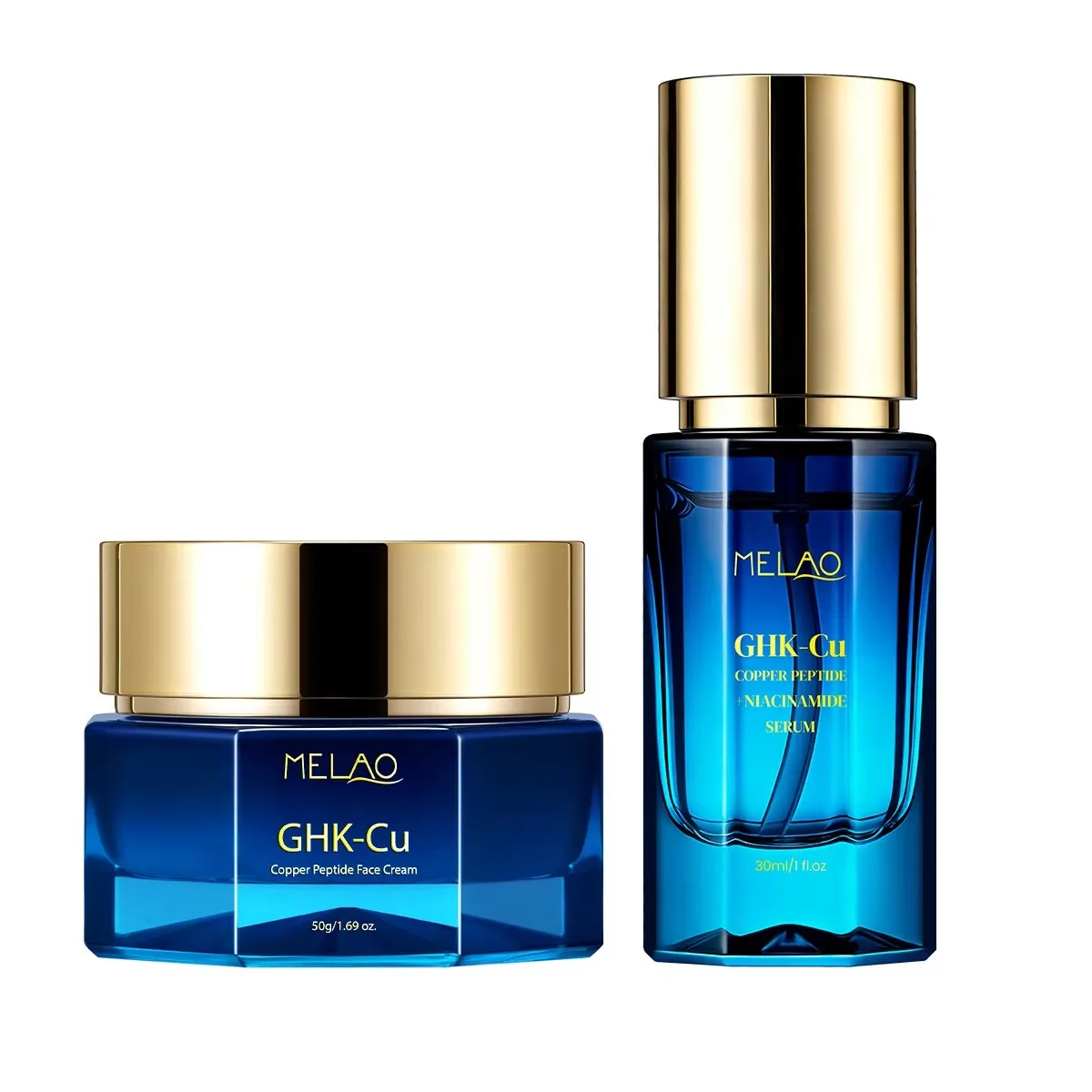 GHK-Cu Copper Peptide Facial Serum Firming, Deep Hydration And Boost & Skin Repair Moisturizing Cream Strengthens Skin Barrier
