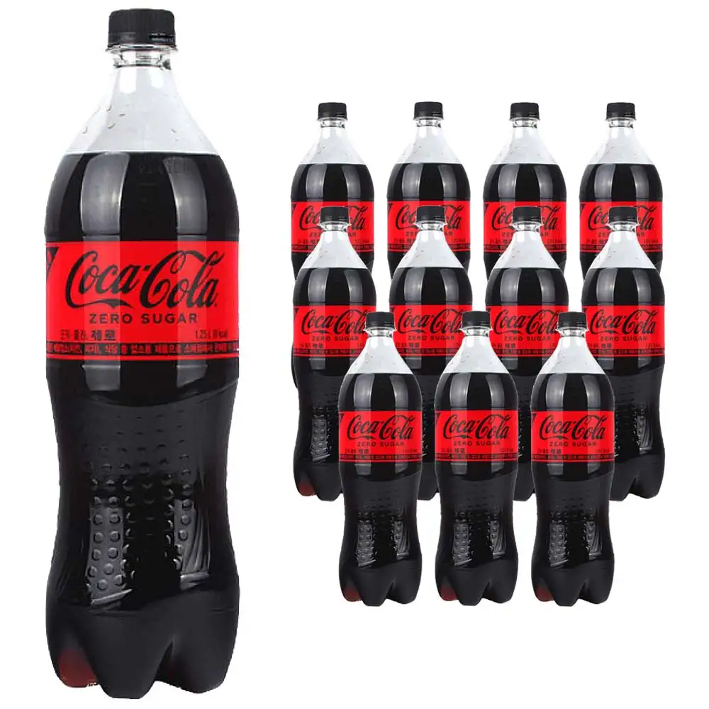 CocaCola Zero 1,25 l X 12PET para uso comercial