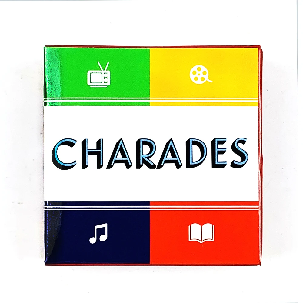 El juego de cartas de reunión familiar de tamaño mini Charades para beber juegos de fiesta Borad, juegos de Halloween y Navidad