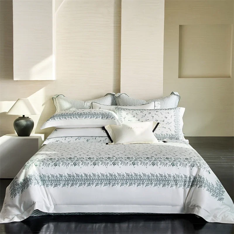 Svetanya Lyocell Underwear Silkly Bedding Sets Print Bed Linens Pillowcase Sheet Blanket Cover
