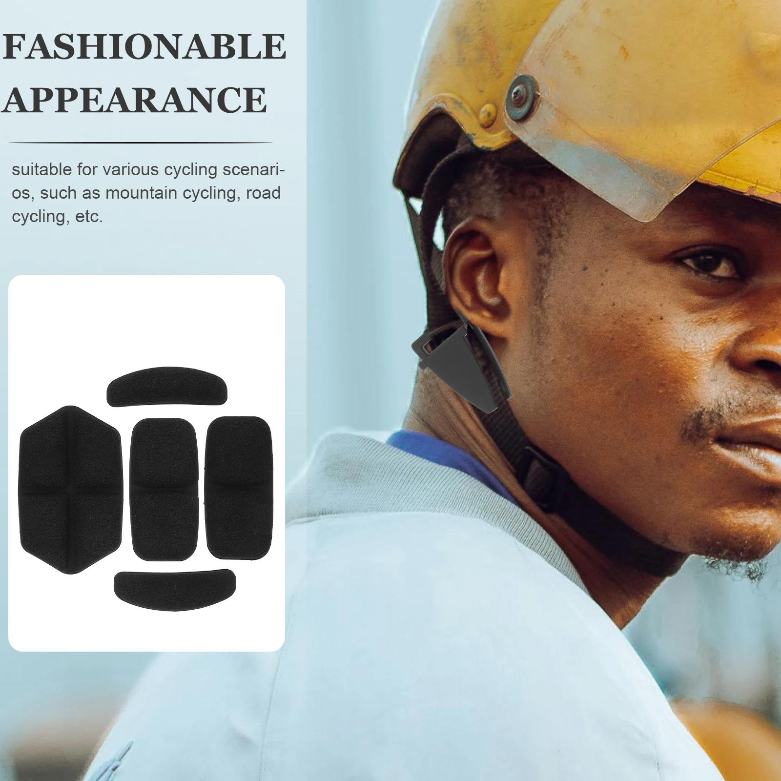 5 stks Fietsen Voering Elektrische Scooter Accessoires Padding Spons BikeHelmetPaddingKit BaseMotorcycleHelmen