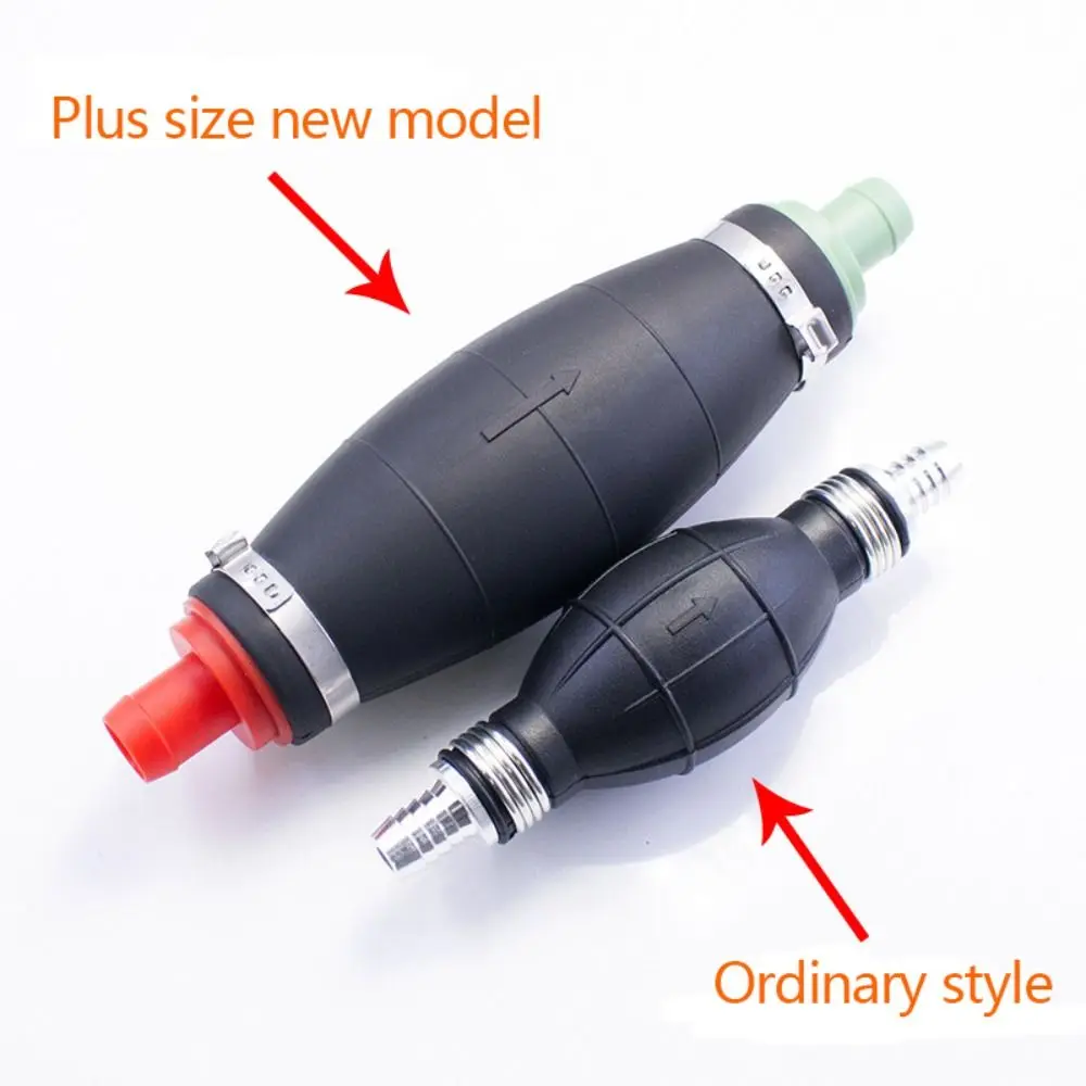 16mm Manual Fuel Pump Durable Portable Rubber Transfer Tools Hand Siphon Pump Automobile Emergency