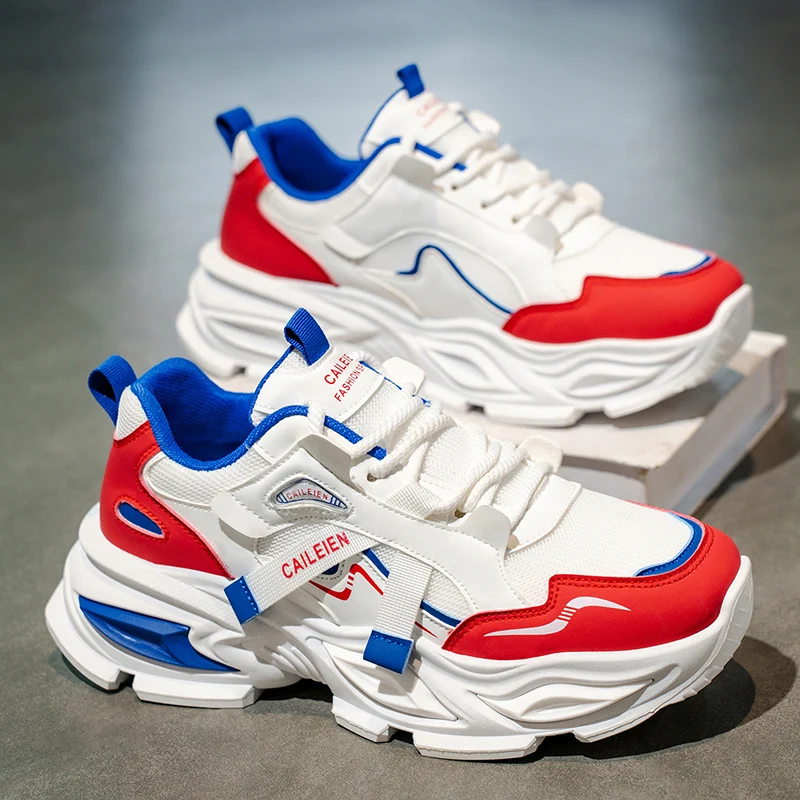 

Легкая удобная дышащая противоскользящая обувь, осень 2024, мужская повседневная обувь, модные белые кожаные кроссовки на четыре сезона