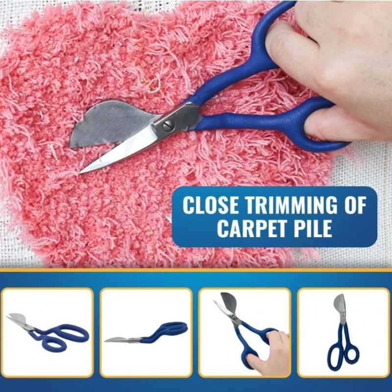 

Tufting tool duckbill scissors tufting carpet yarn scissors，Duckbill Applique Blade Trimmer for Fabric & Carpet