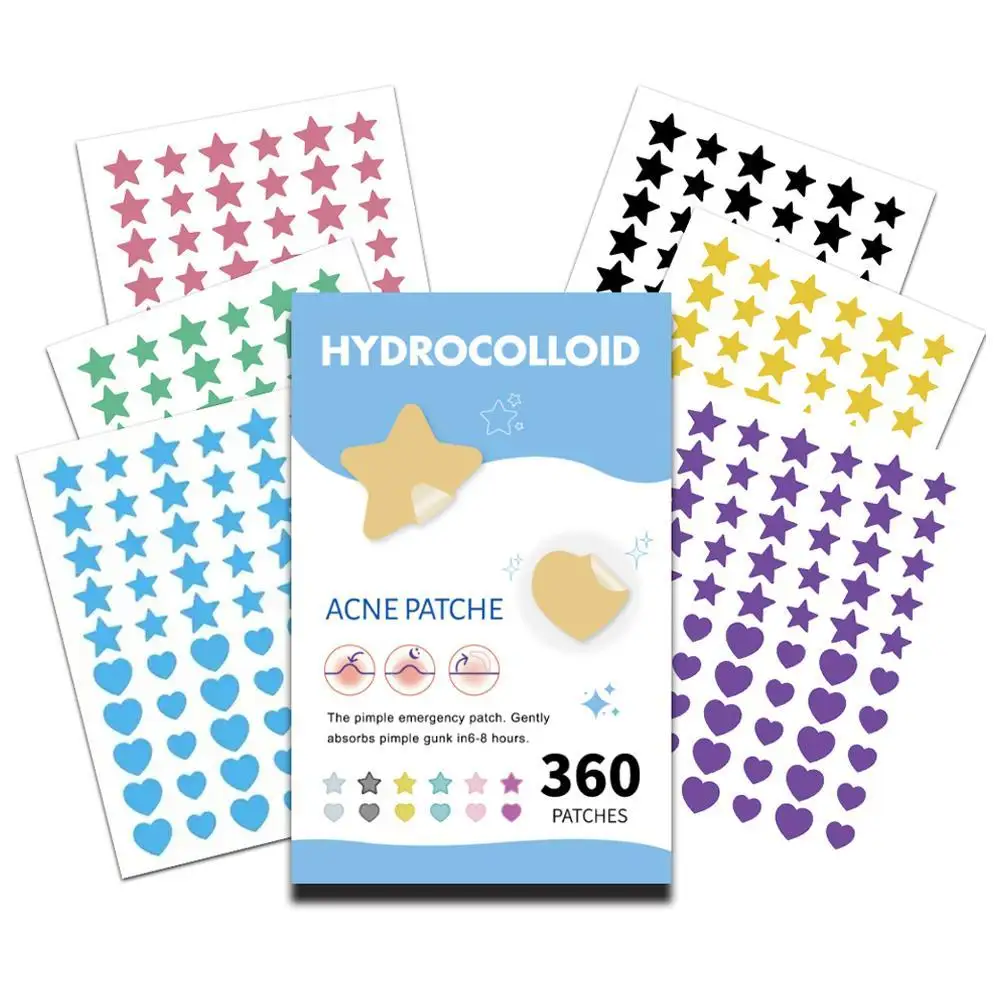 Ster Acne Patch Mee-eters En Gesloten Comedonen Verbeteren Schoonheid Vrouwen Huid Acne Cosmetische Hydrocolloïd Acne Gereedschappen