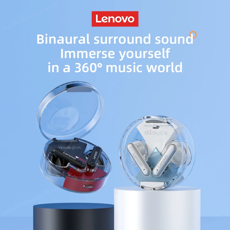 Wahl Lenovo LP10 TWS Drahtlose Bluetooth 5.2 Kopfhörer Dual Stereo Rauschunterdrückung Lange Standby Headset Bass Touch Control NEU