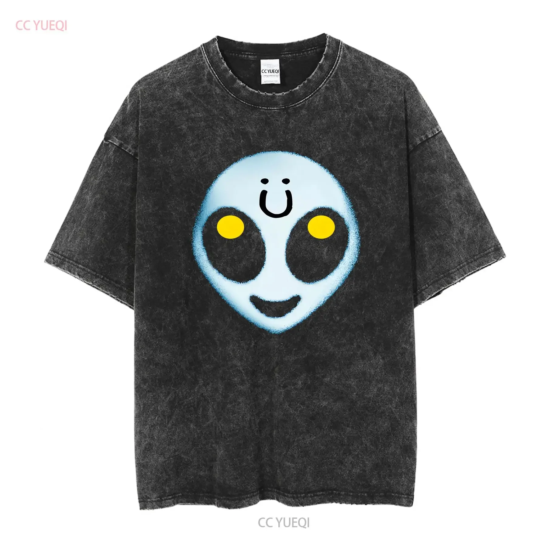 JACK U ALIEN SKRILLEX DIPLO EDM HOUSE TRAP DJ SNAKE RAVE BIEBER MENS T SHIRT vintage Washed Versatile Breathable Casual graphic