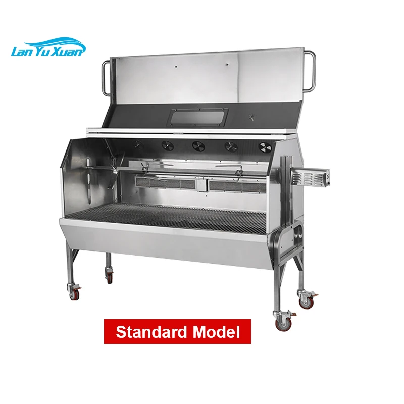 Manufacturer Commercial Automatic Rotation Pig Bbq Grill Lamb Rotisseries