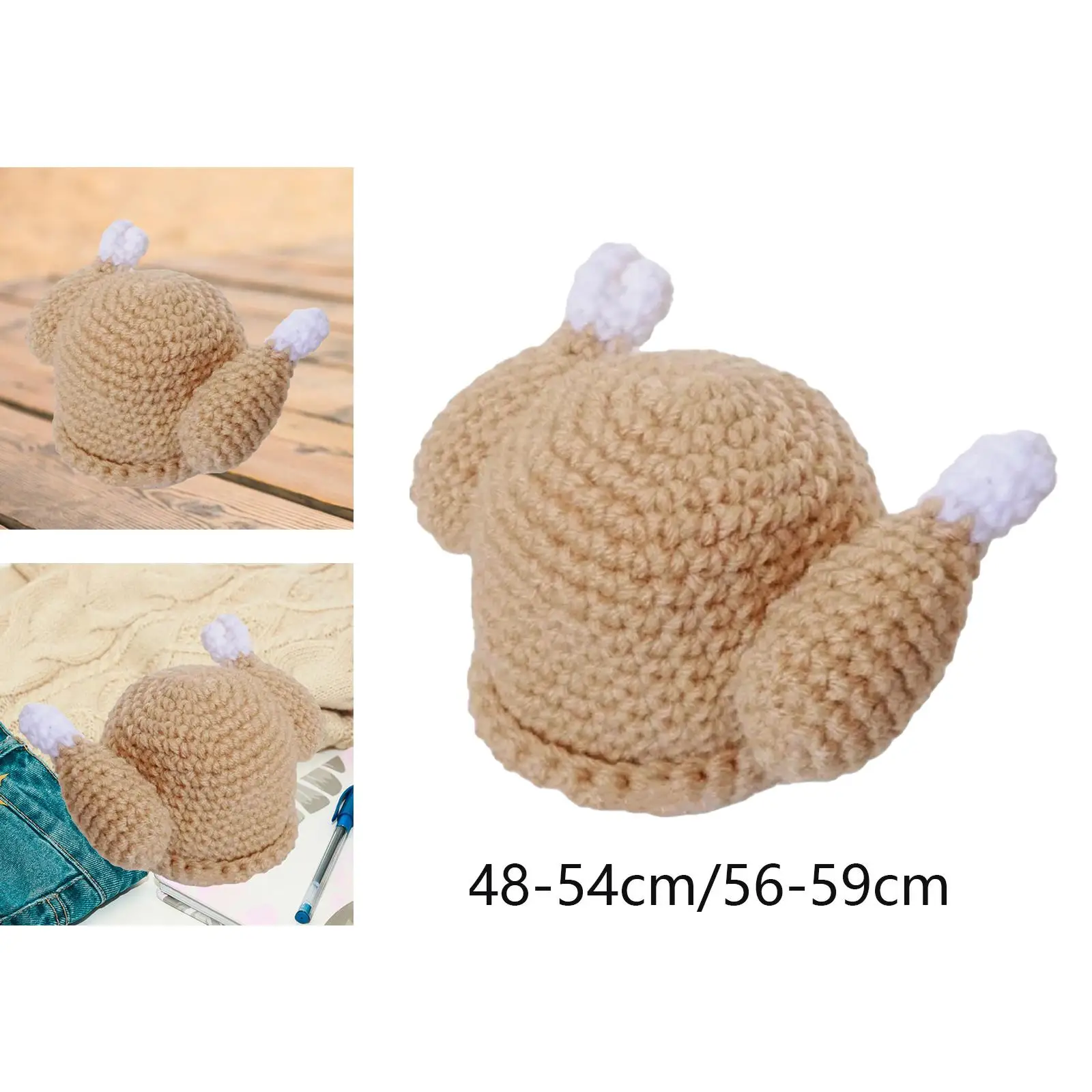 Divertente Cappello a Forma di Tacchino Leggero, Accessorio Decorativo per Cosplay, Ideale per Feste, Vacanze, Festival, Spettacoli Teatrali e Travestimenti