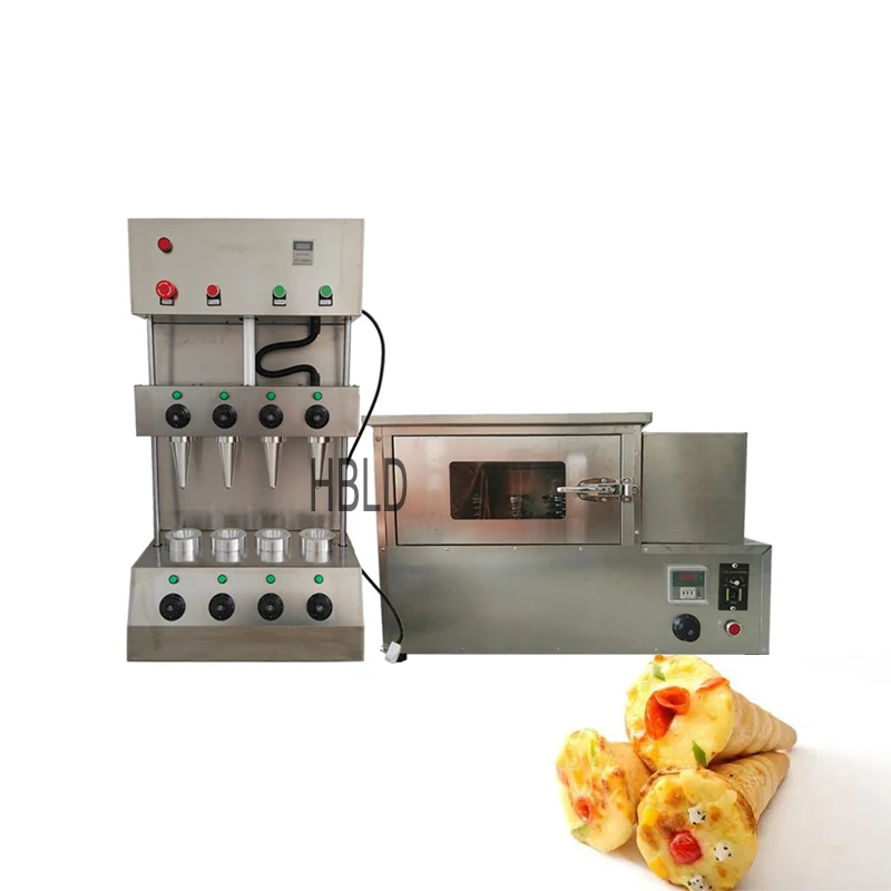 Fully Automatic Pizza Cone Machine, One Set Of Egg Tube Oven Machine 110V 220V