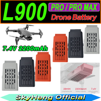 1-20PCS LYZRC L900Pro Battery 7.4V 2200mAh For Original L900 PROMAX Dron Battery For Drone L900 PRO  Accessorie Parts