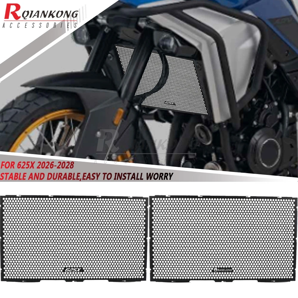 For Kove 625X X625 Motorcycle Accessories New Radiator Guard Grill Protection Grille Cover Protector 625-X 625 X 2026 2027 2028