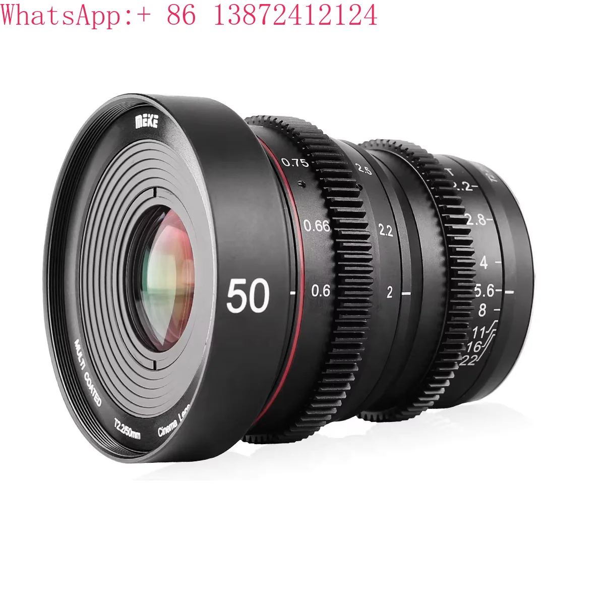 

forMeike MK 25mm 35mm 50mm T2.2 Ultra Large Aperture Cine Lens for Macro 4/3 Lens Mount to Pana Sonic GH5 /BMPCC 4K Camera