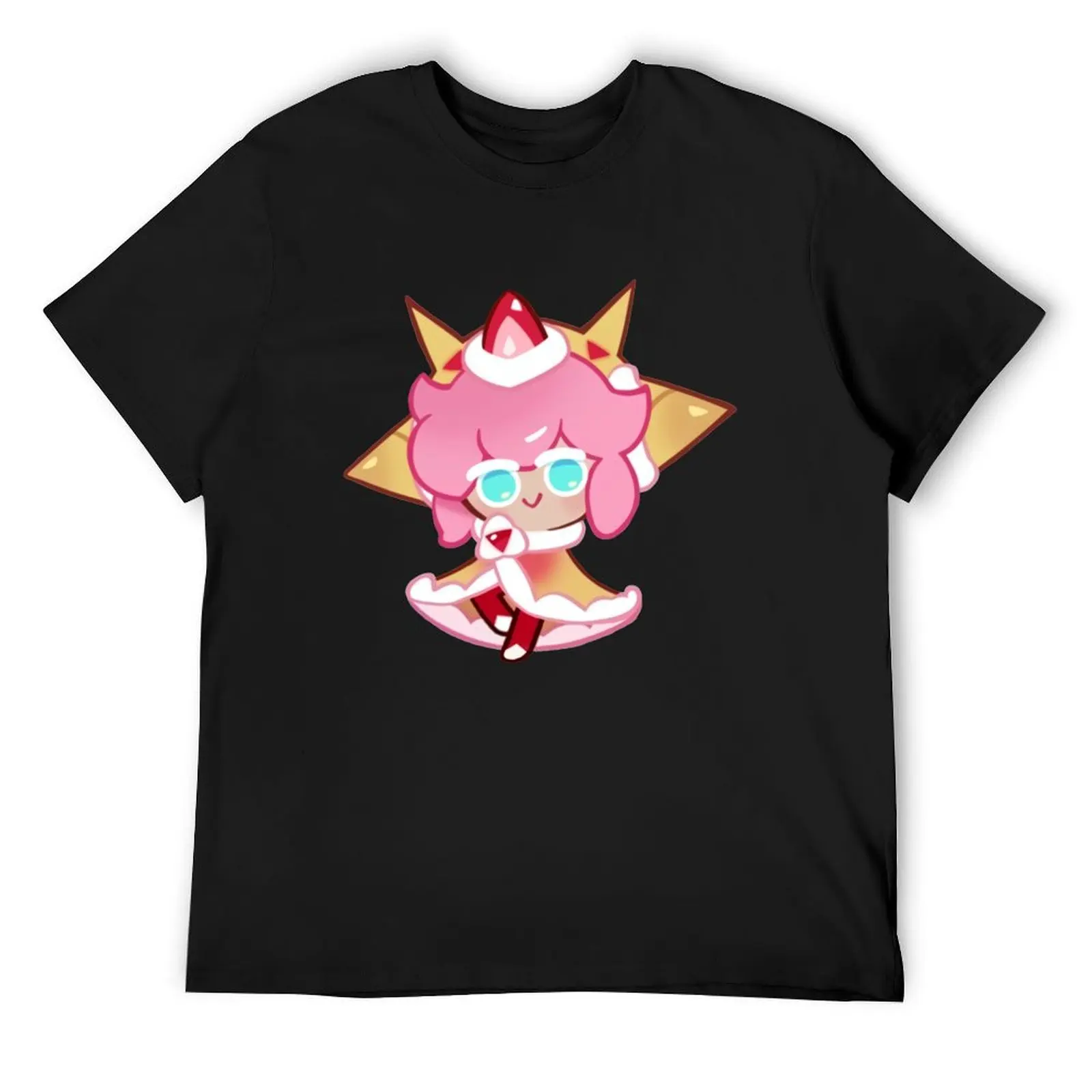 

Strawberry Crepe Cookie! Cookie Run Kingdom T-Shirt tshirts personalised animal prinfor boys plain vintage t shirt men