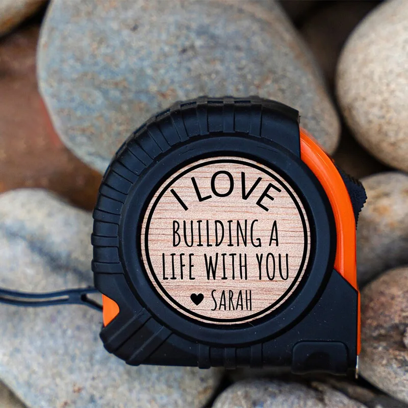 Personalize name Tape Measure Valentine's Day Wedding Engagement Party Gift for Boyfriend Husband Keepsake Gift Anniversary