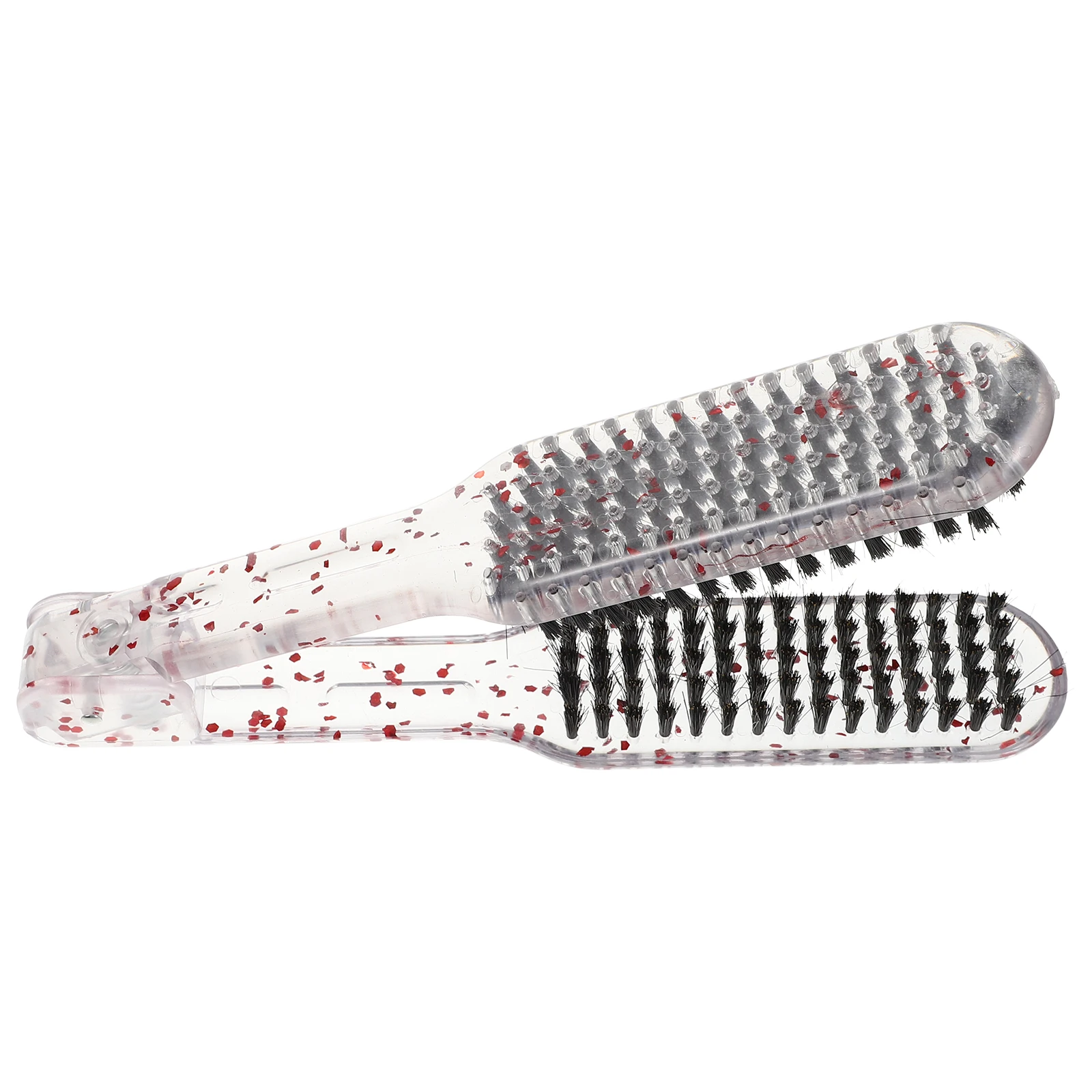 

Comb Straightening Straightener for Women Detangler Health Hair Brush Clamp Double Sided Makeup