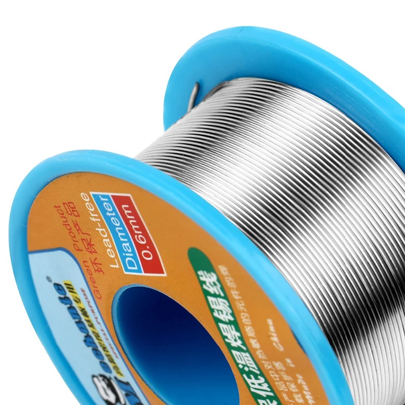 Meccanico HB-366 0.3/0.4/0.5/0.6/0.8mm nucleo di colofonia saldatura filo di saldatura senza piombo filo di stagno a bassa temperatura 210 ℃ punto di fusione