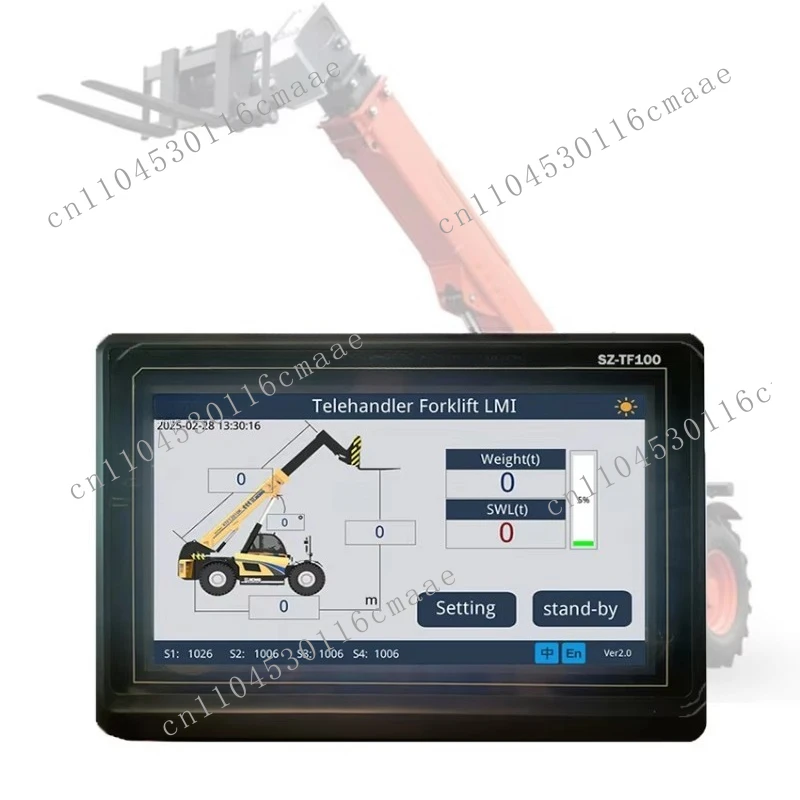 Bilingual Safety Load Indicator/Load Limiter/Load Torque Indicator for Aerial Work Vehicles