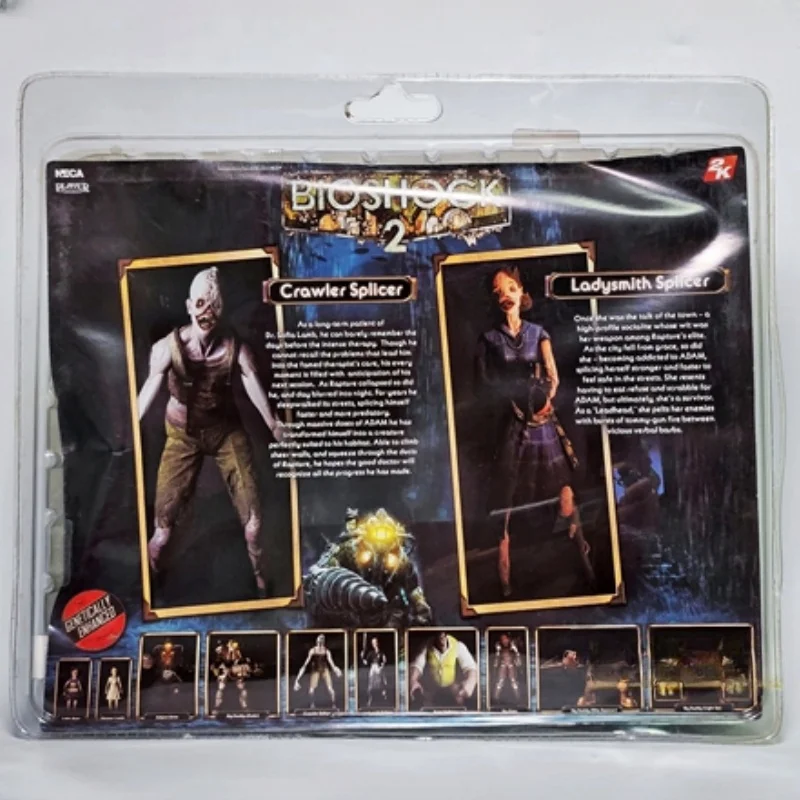 Neca Bioshock 7-Inch Ladysmith And Crawler 2p Set Movable Humanoid Doll Halloween Gift In Stock