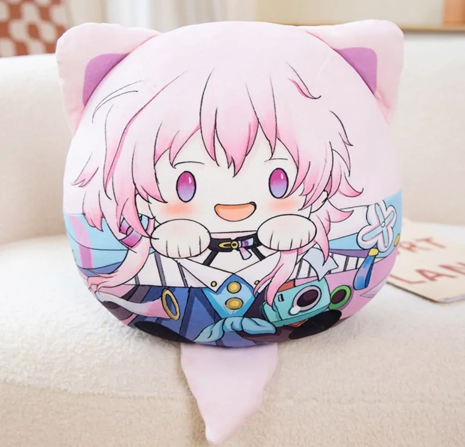 Game Anime Honkai: Star Rail March 7th Stuffed Plush Doll Cute Characters Figure Room Decor Sofa Cushion Pillow Toys