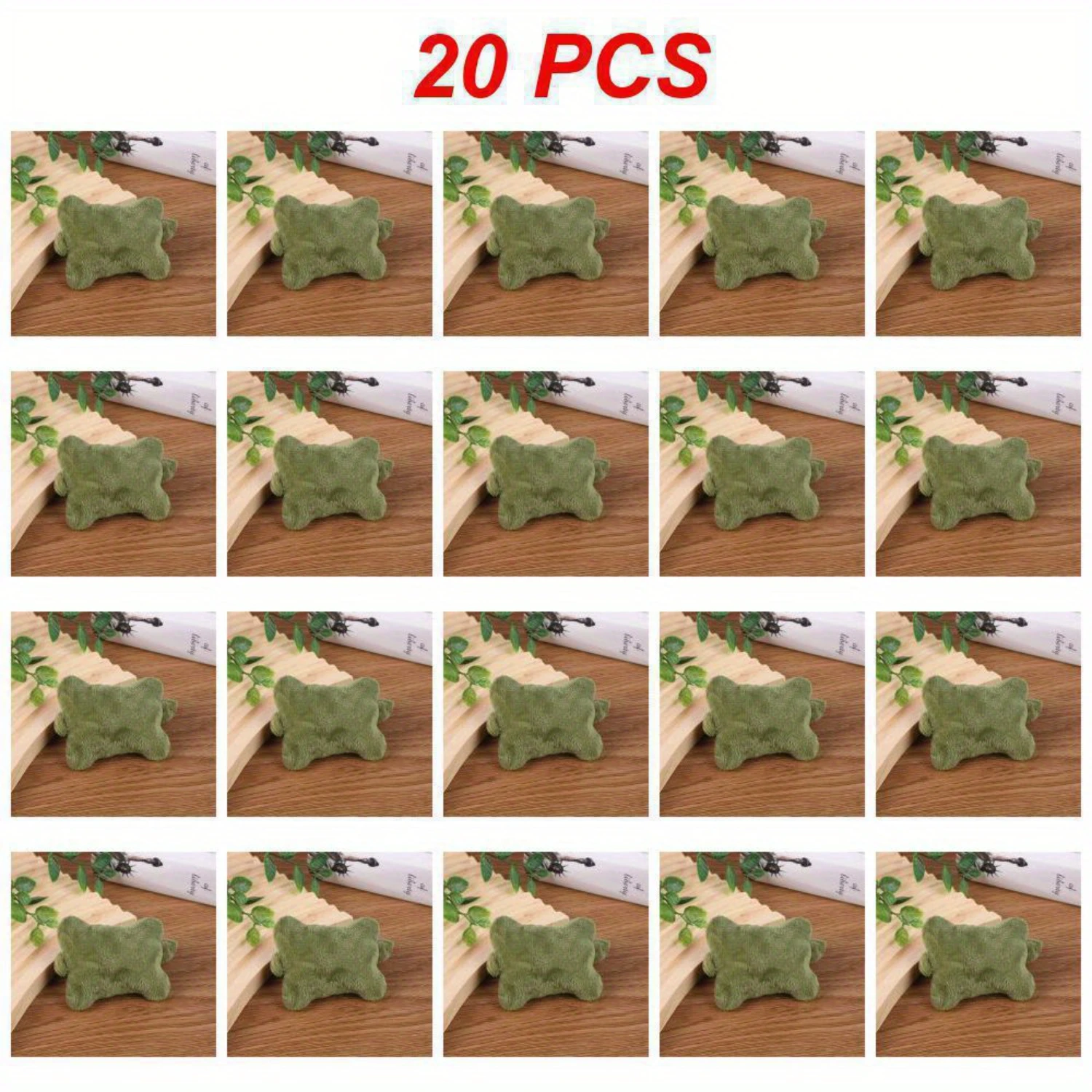 20 Pack Green Mini Freely Moved Wrist Support Pad Wrist Guard Pillow Office Computer Keyboard Mouse Pad Laptop Computer Game Wri