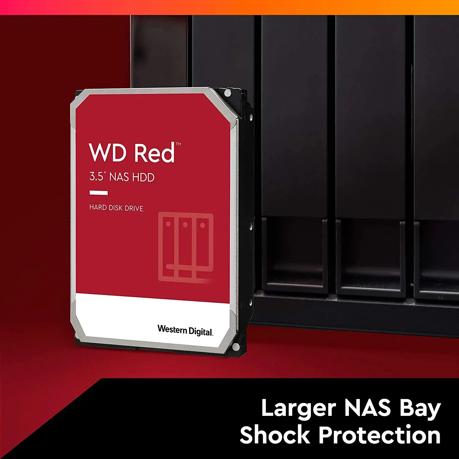 محرك الأقراص الصلبة Western Digital WD 3TB Red NAS الأصلي 3.5 "1 تيرا بايت 2 تيرا بايت 4 تيرا بايت 6 تيرا بايت محرك الأقراص الصلبة الداخلي SATA 6 جيجابايت/ثانية 64 ميجابايت كاش