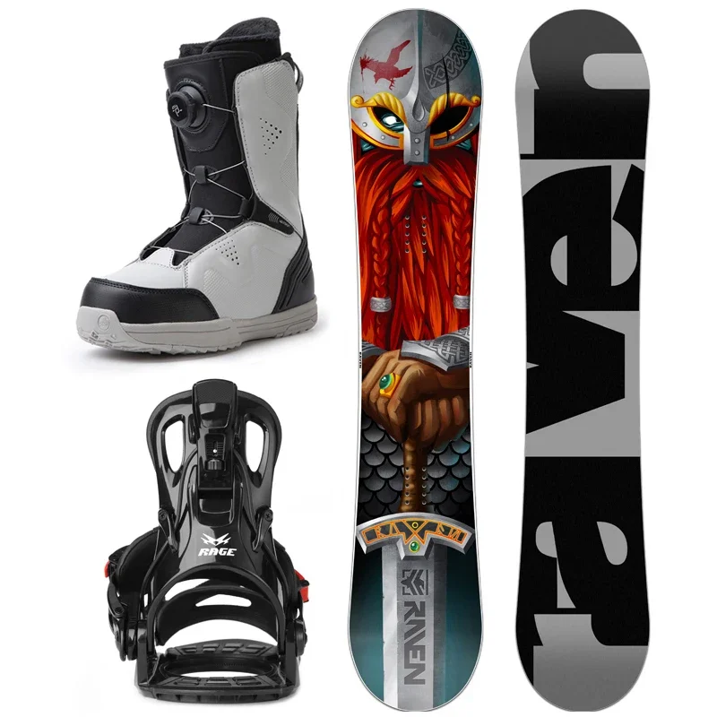 2022 grosir Snowboard permainan musim dingin olahraga disesuaikan kotak kayu snowboarding set