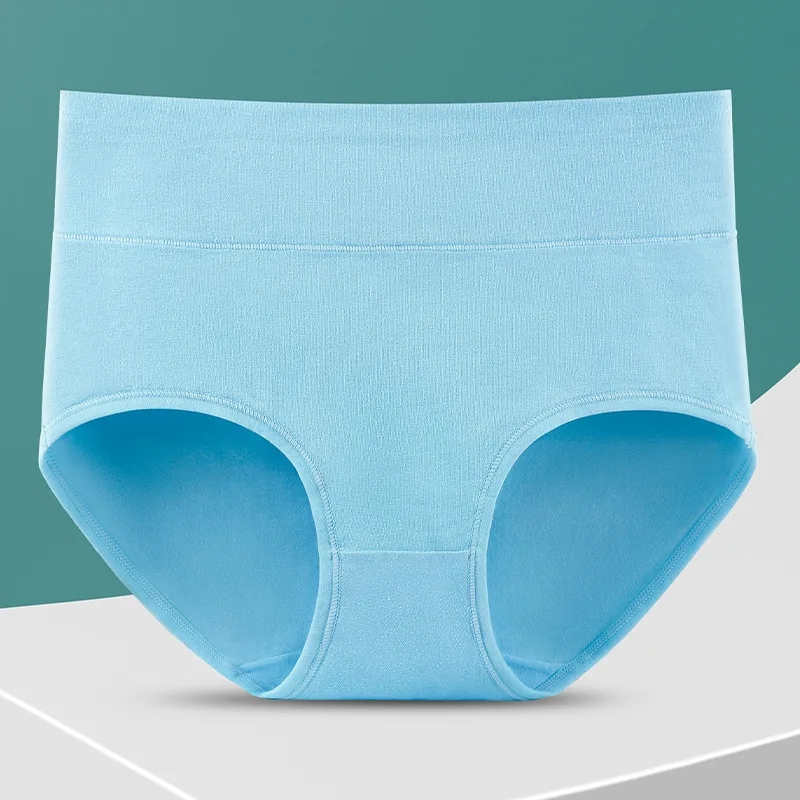 Neue 4 Teile/los Hohe Taille Höschen Frauen Unterwäsche Plus Größe Baumwolle Slip Mädchen Shaper Bauch Unterhose Weibliche Sexy Wäsche – Detail 13