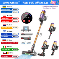 Armo V18 Handheld Vacuum Cleaner 50kPa 550W Power 6 in 1 Cordless Vacuum Cleaner Smart Home LED Display Handheld Sweepe Machine